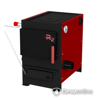 Твердотопливный котел Термокрафт R2 9 кВт конфорка термометр круглый выход в Добрянке